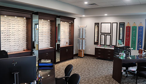Family Optometry Huntington interior