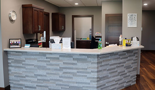 Family Optometry Huntington interior