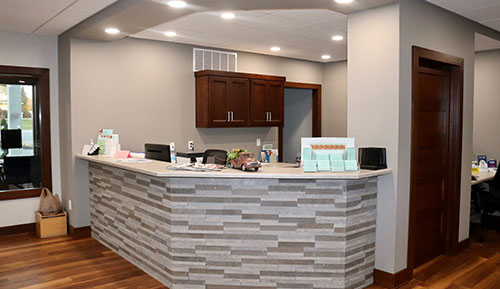 Family Optometry Wabash exam room